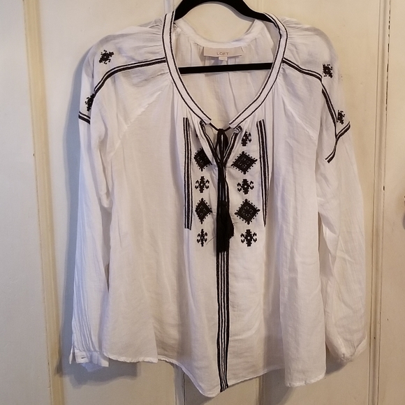 LOFT Tops - Loft by Anne Taylor Gauze Tunic